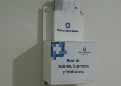 Dpimpress - Acrílicos Clinica Universitaria Concepción